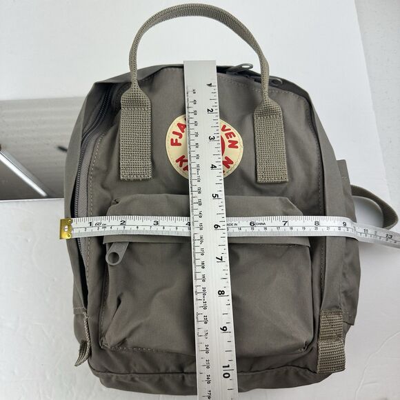 Fjallraven Kanken Mini Small Gray Backpack Bag 23561 Everyday Outdoor Travel - Picture 14 of 14